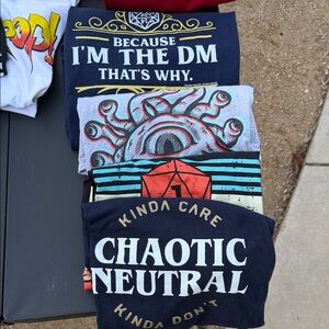 Dungeons and dragons tshirt bundle